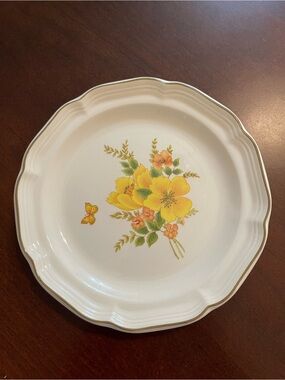 Vintage Sangostone Butterfly II Salad Plate 7.25” Replacement